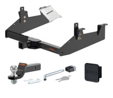 Trailer Hitch + Drawbar + Lock + Cover Bundles for 2021 GMC Sierra 2500 HD