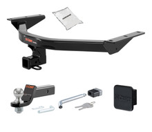 Trailer Hitch + Drawbar + Lock + Cover Bundles for 2017 Honda Pilot