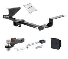 Trailer Hitch + Drawbar + Lock + Cover Bundles for 2003 Honda CR-V