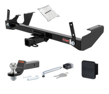 Trailer Hitch + Drawbar + Lock + Cover Bundles for 1990 Dodge Van (full size)