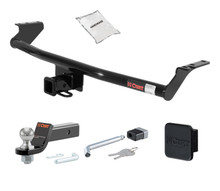 Trailer Hitch + Drawbar + Lock + Cover Bundles for 2004 Hyundai Santa Fe