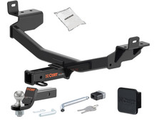 Trailer Hitch + Drawbar + Lock + Cover Bundles for 2022 Jeep Cherokee