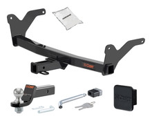 24 - 24 Toyota Grand Highlander 2in. CURT Trailer Hitch + Ball Mount + Cover + Lock Kit HWA2389