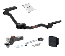 Trailer Hitch + Drawbar + Lock + Cover Bundles for 2016 Ford Police Interceptor Utility