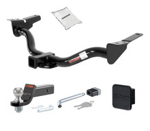 01 - 04 Ford Escape 2in. CURT Trailer Hitch + Ball Mount + Cover + Lock Kit HWA821