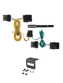 91-95 JEEP Wrangler YJ, excluding Renegade CURT 4-flat Plug and Play Trailer Wiring