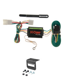 97-01 JEEP Cherokee CURT 4-flat Plug and Play Trailer Wiring