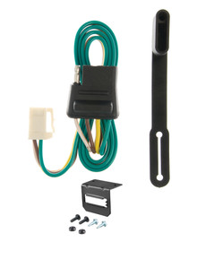 01-04 Mazda Tribute Without factory 1-1/4" receiver hitch CURT 4-flat Plug and Play Trailer Wiring