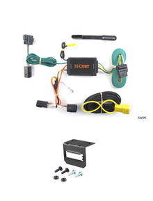 10-13 Ford Transit Connect Excluding electric models CURT 4-flat Plug and Play Trailer Wiring