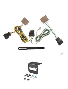 11-13 Ford Fiesta Sedan CURT 4-flat Plug and Play Trailer Wiring