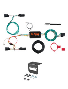 15-18 Ford Focus Hatchback, RS CURT 4-flat Plug and Play Trailer Wiring