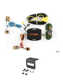 07-12 Nissan Versa Hatchback CURT 4-flat Plug and Play Trailer Wiring