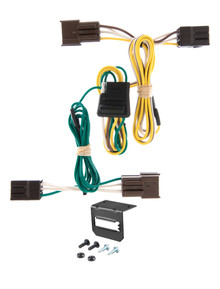 00-03 Mercury Sable Sedan, excluding dual exhaust CURT 4-flat Plug and Play Trailer Wiring