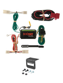 01-07 Toyota Highlander CURT 4-flat Plug and Play Trailer Wiring