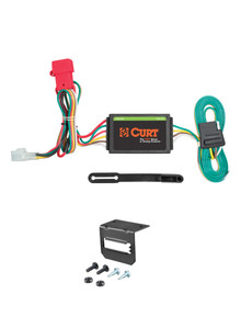 96-99 Subaru Legacy Wagon CURT 4-flat Plug and Play Trailer Wiring