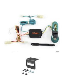08-09 Suzuki SX4  Sedan CURT 4-flat Plug and Play Trailer Wiring