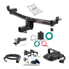 15-18 Audi Q3 1.25 CURT Trailer Hitch + Assure Proportional Brake Controller Kit HBCW59