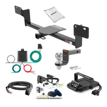 06-11 Audi A6 Quattro Wagon 1.25 CURT Trailer Hitch + Assure Proportional Brake Controller Kit HBCW56