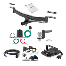 06-11 Audi A6  Wagon 1.25 CURT Trailer Hitch + Assure Proportional Brake Controller Kit HBCW53