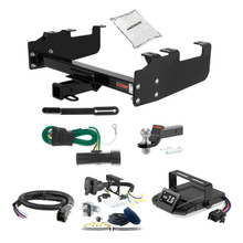 88-91 GMC K2500 4-door crew cab 2 CURT Trailer Hitch + Assure Proportional Brake Controller Kit HBCW1102