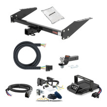 82-90 GMC S15 With roll pan bumper 2 CURT Trailer Hitch + Assure Proportional Brake Controller Kit HBCW1139