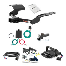 10-16 Cadillac SRX 2 CURT Trailer Hitch + Assure Proportional Brake Controller Kit HBCW241