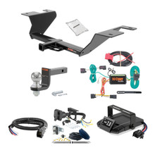 17-19 Chevrolet Cruze Sedan, diesel 1.25 CURT Trailer Hitch + Assure Proportional Brake Controller Kit HBCW331