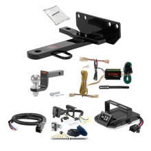 87-91 Toyota Camry FLAT CURT Trailer Hitch + Assure Proportional Brake Controller Kit HBCW2368