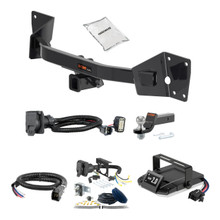 20-24 Cadillac XT6 2 CURT Trailer Hitch + Assure Proportional Brake Controller Kit HBCW250