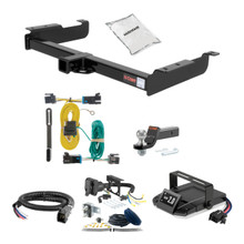 96-14 Chevrolet Express 1500 2 CURT Trailer Hitch + Assure Proportional Brake Controller Kit HBCW348