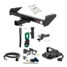 75-86 Chevrolet K20 Excluding with 10" step bumper 2 CURT Trailer Hitch + Assure Proportional Brake Controller Kit HBCW373