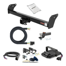 95-04 Chevrolet Blazer Down size 2 CURT Trailer Hitch + Assure Proportional Brake Controller Kit HBCW265