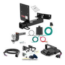 09-13 Infiniti G37 Sedan 1.25 CURT Trailer Hitch + Assure Proportional Brake Controller Kit HBCW1479