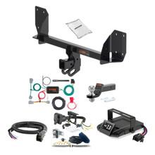 18-24 Volvo XC60 2 CURT Trailer Hitch + Assure Proportional Brake Controller Kit HBCW2557