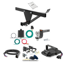 03-04 Volkswagen Passat W8, wagon 1.25 CURT Trailer Hitch + Assure Proportional Brake Controller Kit HBCW2511