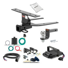 17-18 HONDA   Hatchback, excluding Sport and Type R 1.25 CURT Trailer Hitch + Assure Proportional Brake Controller Kit HBCW1337