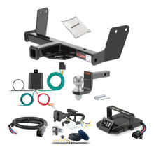 98-05 Volkswagen Passat Wagon, excluding 4MOTION 1.25 CURT Trailer Hitch + Assure Proportional Brake Controller Kit HBCW2509