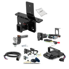 03-03 HONDA Pilot 1.25 CURT Trailer Hitch + Assure Proportional Brake Controller Kit HBCW1384