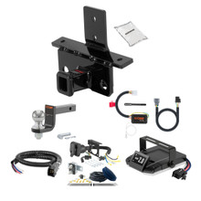 03-03 HONDA Pilot 1.25 CURT Trailer Hitch + Assure Proportional Brake Controller Kit HBCW1385