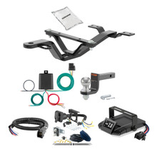 92-00 HONDA   Sedan 1.25 CURT Trailer Hitch + Assure Proportional Brake Controller Kit HBCW1344