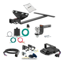 12-17 Hyundai Accent Hatchback 1.25 CURT Trailer Hitch + Assure Proportional Brake Controller Kit HBCW1396