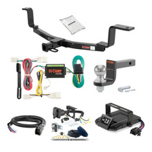 01-06 Hyundai Elantra Sedan 1.25 CURT Trailer Hitch + Assure Proportional Brake Controller Kit HBCW1409