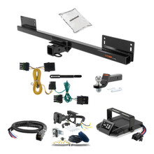 97-06 JEEP Wrangler TJ 2 CURT Trailer Hitch + Assure Proportional Brake Controller Kit HBCW1579