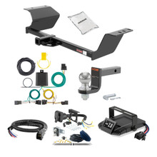 12-20 Chevrolet Sonic Sedan 1.25 CURT Trailer Hitch + Assure Proportional Brake Controller Kit HBCW584