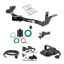 89-94 ISUZU Amigo Excluding 2.3L 2 CURT Trailer Hitch + Assure Proportional Brake Controller Kit HBCW1504