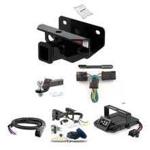 68-01 Dodge Ram 1500  Excluding roll pan bumper 2 CURT Trailer Hitch + Assure Proportional Brake Controller Kit HBCW727