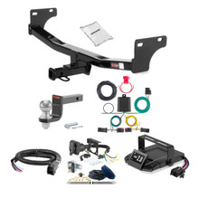 17-17 JEEP Compass Built in Mexico 2 CURT Trailer Hitch + Assure Proportional Brake Controller Kit HBCW1543