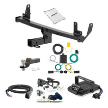 96-07 Dodge Grand Caravan Excluding Stow 'n Go 1.25 CURT Trailer Hitch + Assure Proportional Brake Controller Kit HBCW701