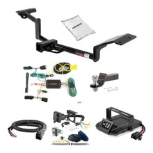 09-16 Lincoln MKS 1.25 CURT Trailer Hitch + Assure Proportional Brake Controller Kit HBCW1738