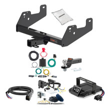 80-83 Ford F-100 With 10" drop bumper, old body 2 CURT Trailer Hitch + Assure Proportional Brake Controller Kit HBCW849